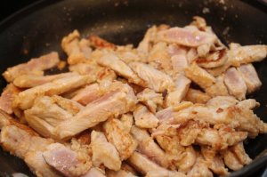 brown pork for stir fry